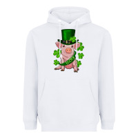 White st. patricks day lucky baby pig Heavyweight Hoodie - RanaPortraitStore