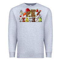 Heather Grey physical education teacher Premium Sweatshirt - texasbilliewilder