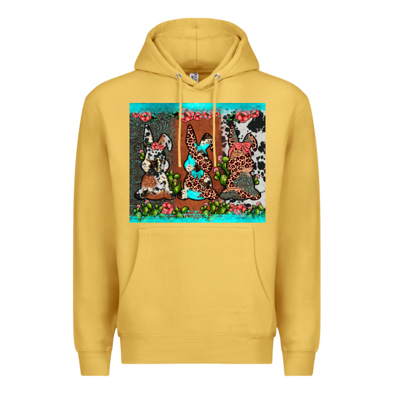 Easter Bunny's Leopard Cowhide Cactus Premium Hoodie by JahusDesignShop | Teevron