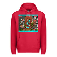 Cardinal easter bunny's leopard cowhide cactus Premium Hoodie - JahusDesignShop
