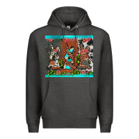 Charcoal Heather easter bunny's leopard cowhide cactus Premium Hoodie - JahusDesignShop