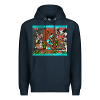 Navy easter bunny's leopard cowhide cactus Premium Hoodie - JahusDesignShop