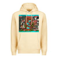 Pina Colada easter bunny's leopard cowhide cactus Premium Hoodie - JahusDesignShop