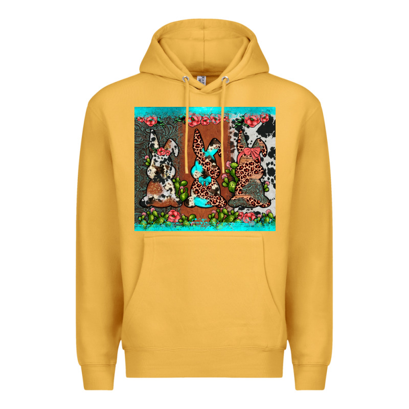 Easter Bunny's Leopard Cowhide Cactus Premium Hoodie by JahusDesignShop | Teevron