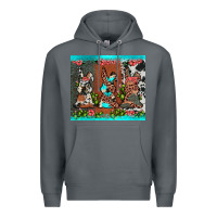 Rock easter bunny's leopard cowhide cactus Premium Hoodie - JahusDesignShop