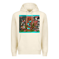 Tofu easter bunny's leopard cowhide cactus Premium Hoodie - JahusDesignShop
