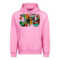 Fuchsia Pink joy with roaster Urban Hoodie - AdoDesignShop