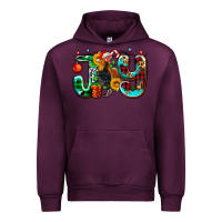 Mauve Wine joy with roaster Urban Hoodie - AdoDesignShop