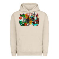Pigment French Oak joy with roaster Urban Hoodie - AdoDesignShop