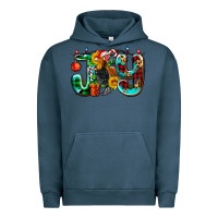 Pigment Midnight Navy joy with roaster Urban Hoodie - AdoDesignShop