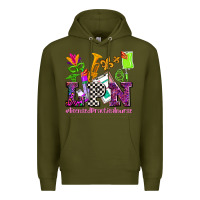 Army Green mardi gras lpn licensed practical nurse Premium Hoodie - AdoDesignShop