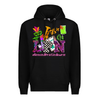 Black mardi gras lpn licensed practical nurse Premium Hoodie - AdoDesignShop