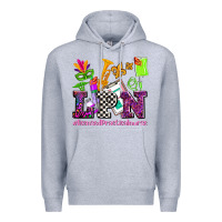 Heather Grey mardi gras lpn licensed practical nurse Premium Hoodie - AdoDesignShop