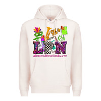 Pale Pink mardi gras lpn licensed practical nurse Premium Hoodie - AdoDesignShop