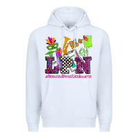 White mardi gras lpn licensed practical nurse Premium Hoodie - AdoDesignShop