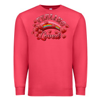 Cardinal feeling loved valentine's day Premium Sweatshirt - RanaPortraitStore