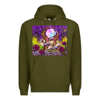 Army Green stay witchy tumbler Premium Hoodie - BundleAndBundleShop