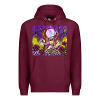 Burgundy stay witchy tumbler Premium Hoodie - BundleAndBundleShop
