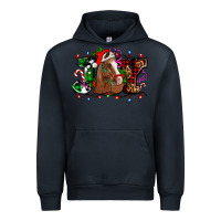 Navy joy and horse Christmas Urban Hoodie - AdoDesignShop