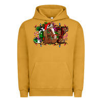 Pigment Peanut Butter joy and horse Christmas Urban Hoodie - AdoDesignShop
