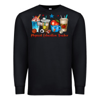 Black physical education teacher coffee cups Premium Sweatshirt - texasbilliewilder