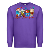 Purple physical education teacher coffee cups Premium Sweatshirt - texasbilliewilder