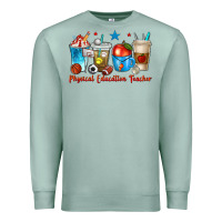 Seafoam physical education teacher coffee cups Premium Sweatshirt - texasbilliewilder