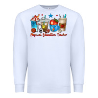 White physical education teacher coffee cups Premium Sweatshirt - texasbilliewilder