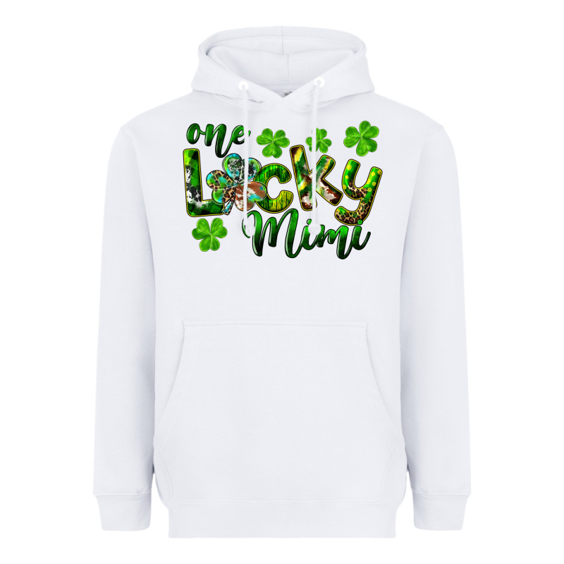 St. Patricks Day One Lucky Mimi Heavyweight Hoodie by RanaPortraitStore | Teevron