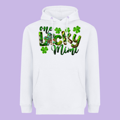 Heavyweight Hoodie st. patricks day one lucky mimi