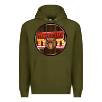 Army Green firefighter coasters Premium Hoodie - AdoDesignShop
