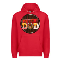 Red firefighter coasters Premium Hoodie - AdoDesignShop