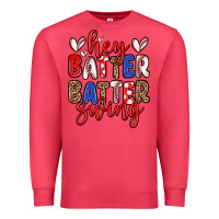 Cardinal hey batter batter swing Premium Sweatshirt - Zillion Design Studio