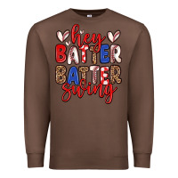 Chestnut hey batter batter swing Premium Sweatshirt - Zillion Design Studio