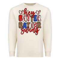 Sandshell hey batter batter swing Premium Sweatshirt - Zillion Design Studio