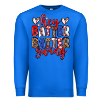 True Royal hey batter batter swing Premium Sweatshirt - Zillion Design Studio