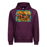 Mauve Wine cowboy take me away Urban Hoodie - JahusDesignShop
