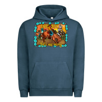 Pigment Midnight Navy cowboy take me away Urban Hoodie - JahusDesignShop