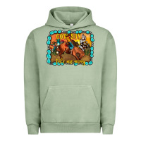 Pigment Oil Green cowboy take me away Urban Hoodie - JahusDesignShop