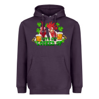 Plum st. patricks day roosters lets get lucked up Heavyweight Hoodie - RanaPortraitStore