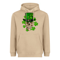 Mushroom st. patricks day skull Heavyweight Hoodie - RanaPortraitStore