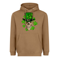 Toasted Coconut st. patricks day skull Heavyweight Hoodie - RanaPortraitStore