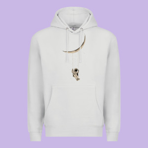 Astronaut Moon Swing Premium Hoodie Designed By Bettercallsaul
