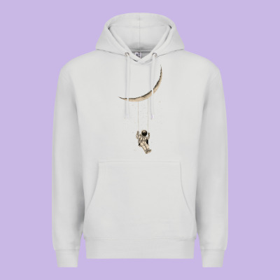 Astronaut Moon Swing Premium Hoodie Designed By Bettercallsaul