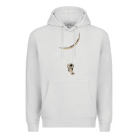 Dove Grey Astronaut Moon Swing Premium Hoodie - Bettercallsaul