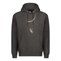Smoke Astronaut Moon Swing Premium Hoodie - Bettercallsaul