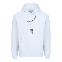 White Astronaut Moon Swing Premium Hoodie - Bettercallsaul