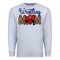 Heather Grey wrestling mom Premium Sweatshirt - Zillion Design Studio