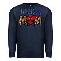 Navy wrestling mom Premium Sweatshirt - Zillion Design Studio