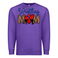 Purple wrestling mom Premium Sweatshirt - Zillion Design Studio